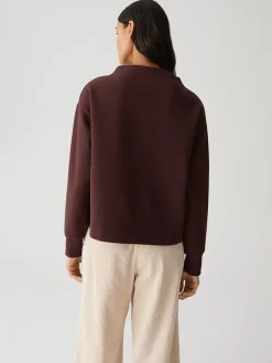 Sweatshirt donkerbruin