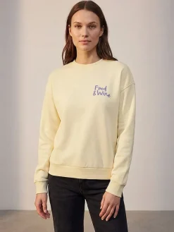 Sweatshirt geel