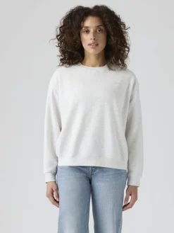 Sweatshirt grijs/wit