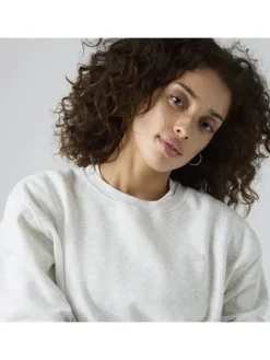 Sweatshirt grijs/wit