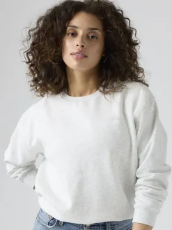 Sweatshirt grijs/wit