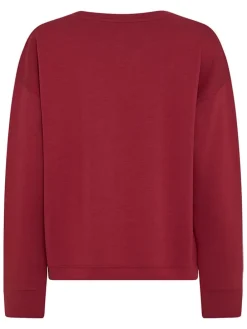 Sweatshirt "Ima Q" bordeaux