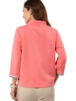 Sweatshirt koraalrood