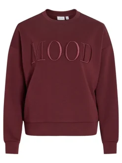 Sweatshirt "Reflect" bordeaux