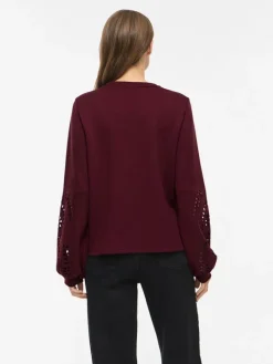 Sweatshirt "Sandy" bordeaux