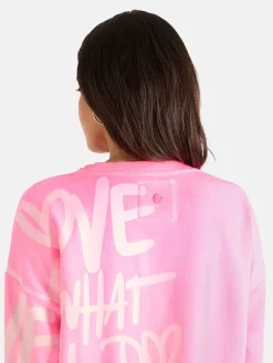 Sweatshirt "Skip" roze