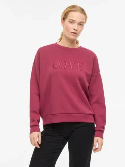 Sweatshirt "Vireflect" bordeaux