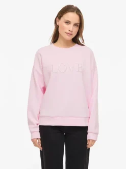 Sweatshirt "Vireflect" lichtroze