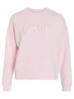 Sweatshirt "Vireflect" lichtroze