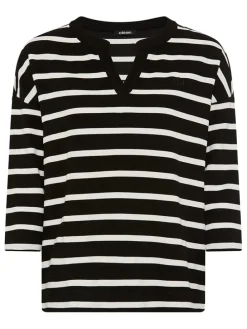 Sweatshirt wit/zwart