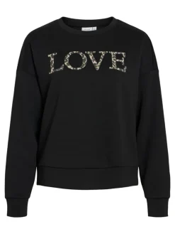 Sweatshirt zwart