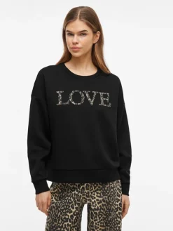 Sweatshirt zwart