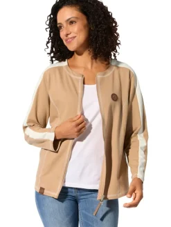 Sweatvest beige