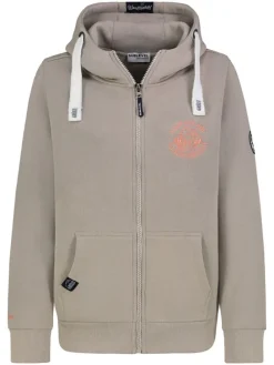Sweatvest beige/grijs
