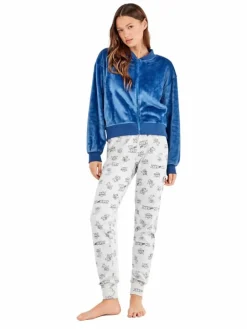 Sweatvest blauw