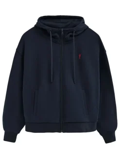 Sweatvest donkerblauw