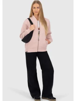 Sweatvest lichtroze