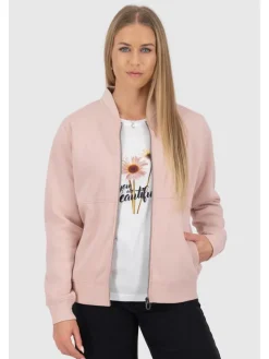 Sweatvest lichtroze