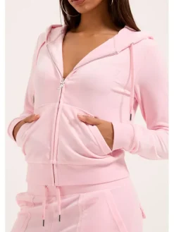 Sweatvest lichtroze