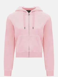 Sweatvest lichtroze