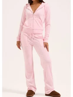 Sweatvest lichtroze