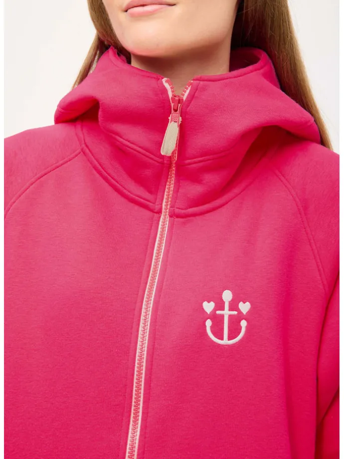 Sweatvest roze