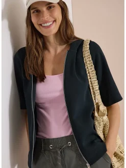 Sweatvest zwart