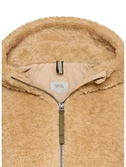 Teddymantel beige