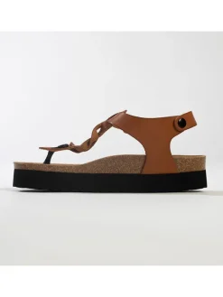 Teenslippers "Ancone" bruin