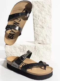 Teenslippers "Andromac" zwart
