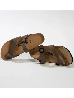 Teenslippers "Barcelone" taupe