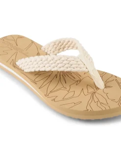 Teenslippers beige