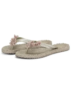 Teenslippers beige