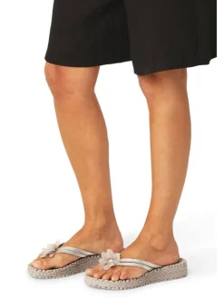 Teenslippers beige