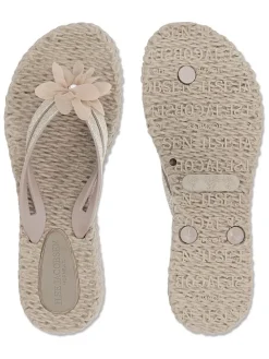 Teenslippers beige