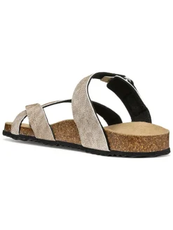 Teenslippers "Brionia" goudkleurig/wit