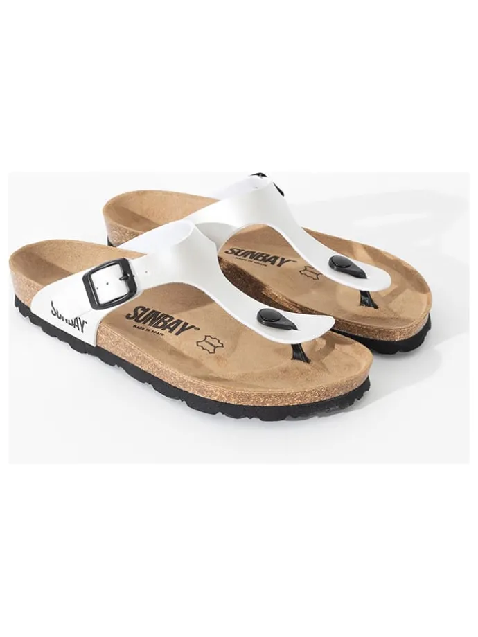 Teenslippers "Camelia" wit