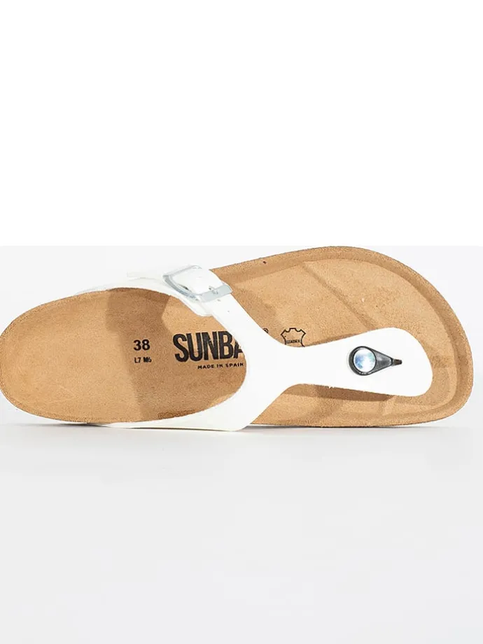 Teenslippers "Camelia" wit