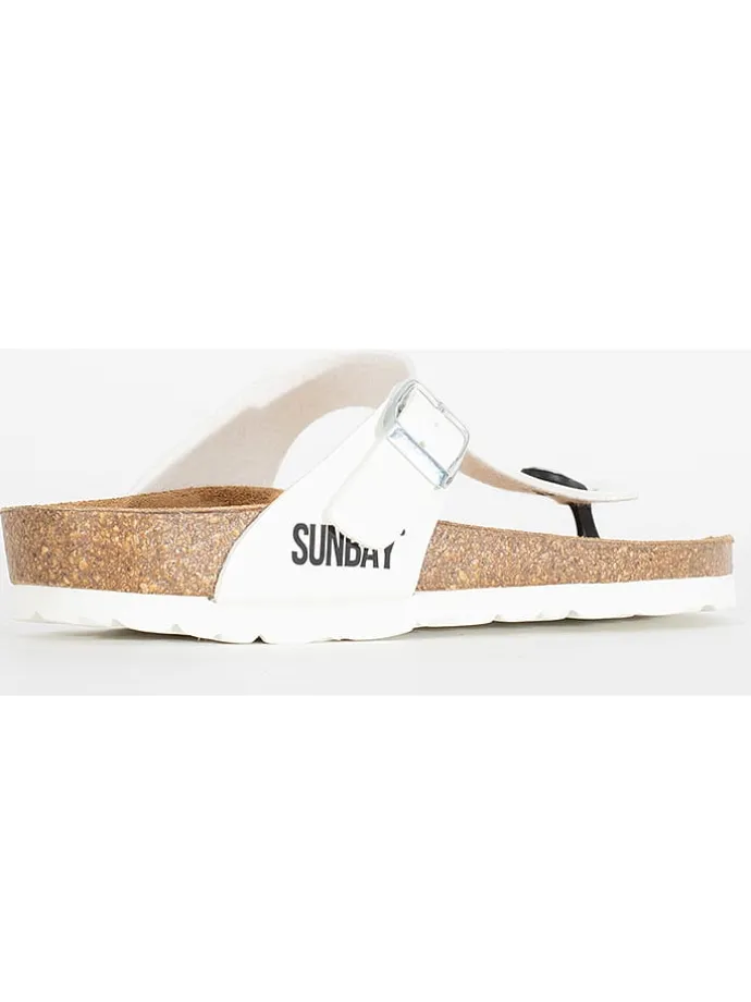 Teenslippers "Camelia" wit