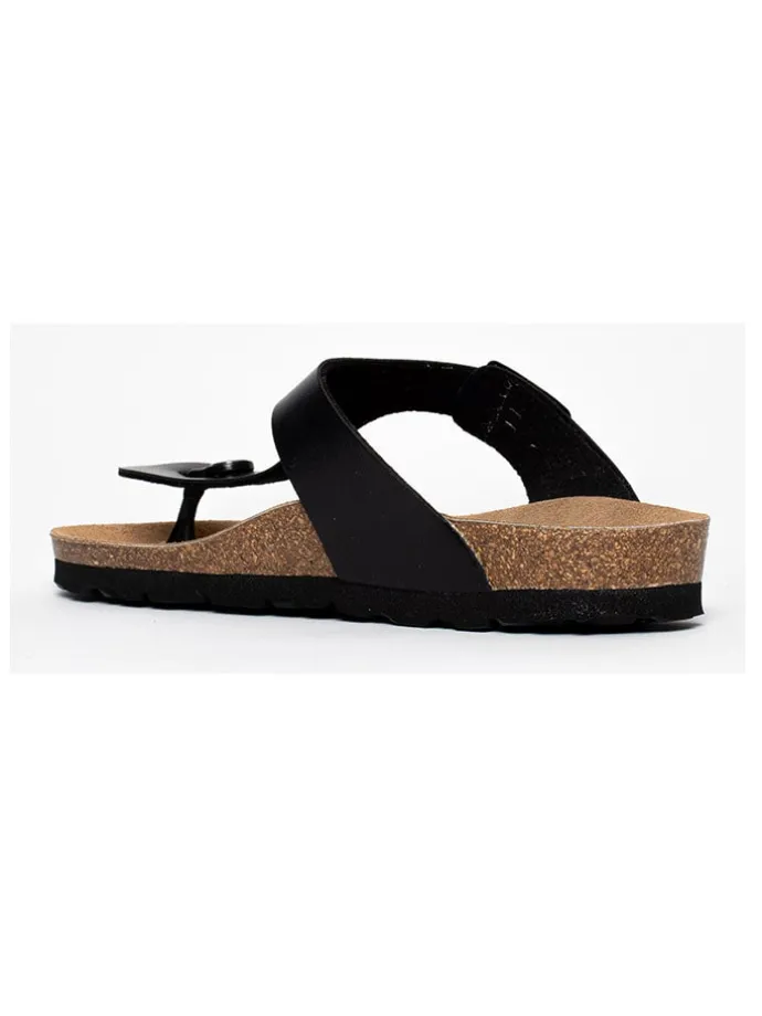Teenslippers "Cantaura" zwart