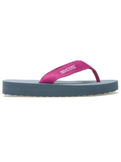 Teenslippers ''Catarina'' blauw/roze