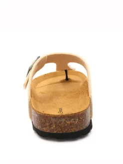 Teenslippers crème