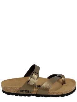 Teenslippers "Diane" bronskleurig