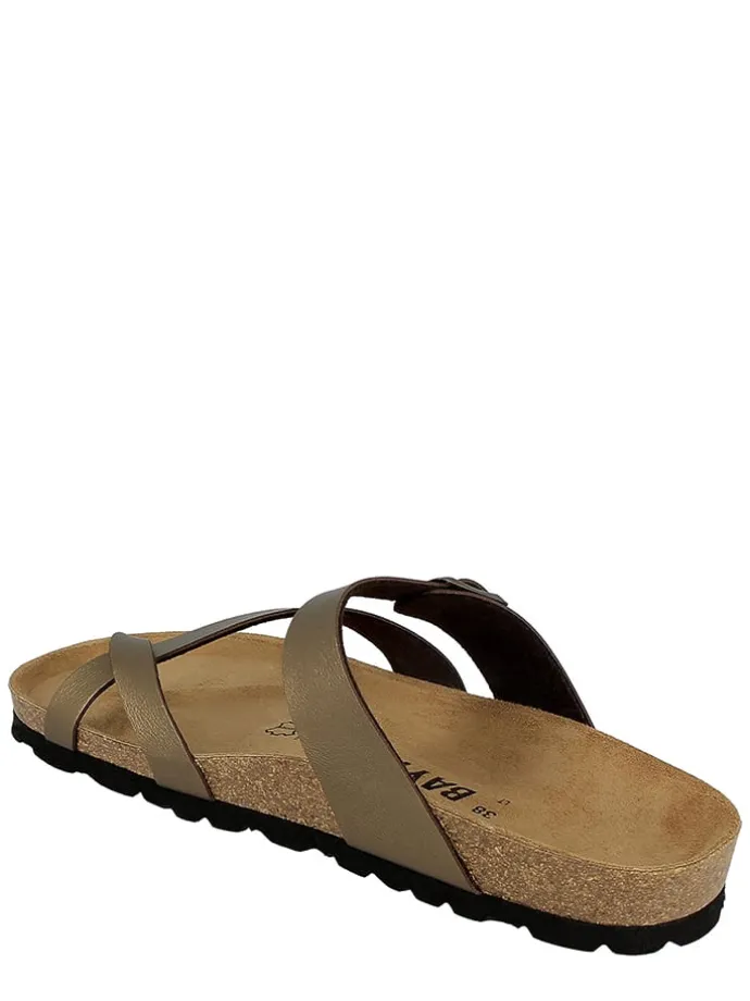 Teenslippers "Diane" bronskleurig