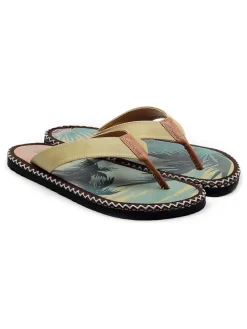 Teenslippers geel/meerkleurig