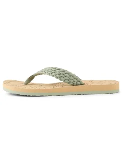 Teenslippers kaki