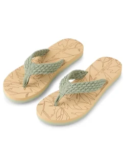 Teenslippers kaki