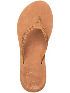 Teenslippers "Lili II" lichtbruin