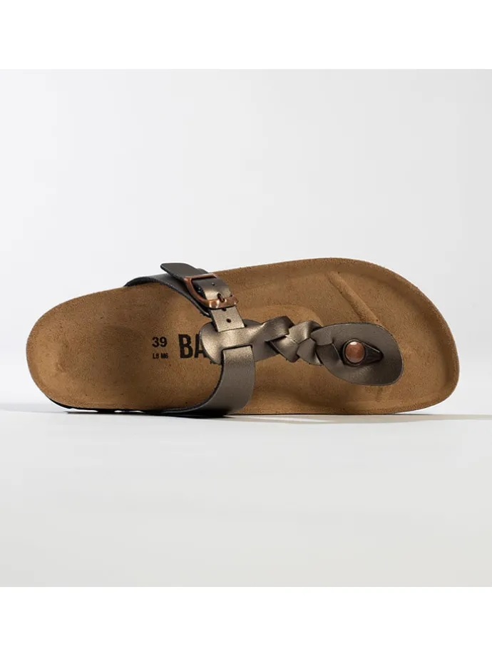 Teenslippers "Reggio" grijs