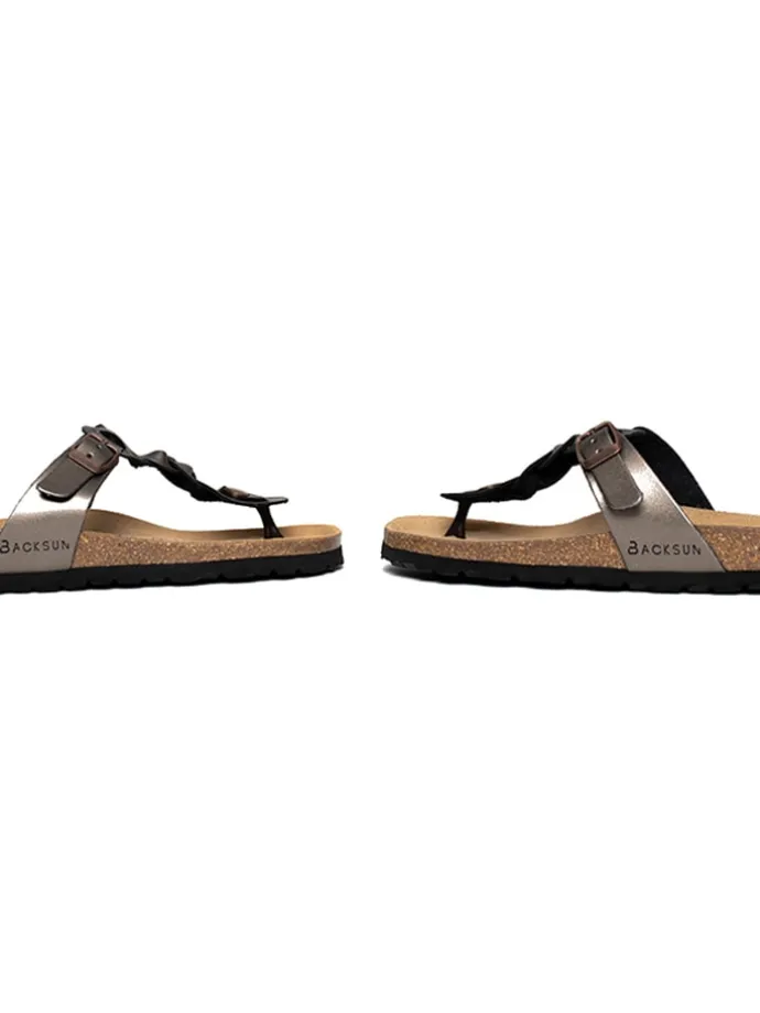 Teenslippers "Reggio" grijs